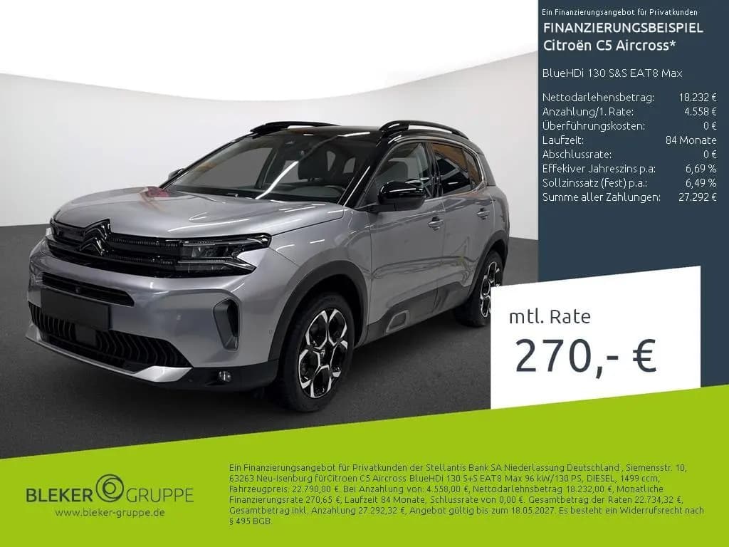 Main__Slider__Photo:Citroën C5 Aircross BlueHDi 130 S&S EAT8 Max 12/2023-0