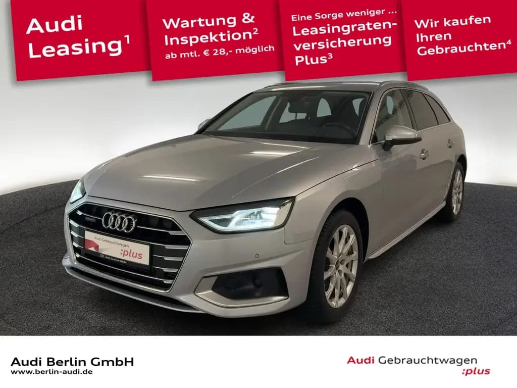 Main__Slider__Photo:Audi A4 Avant Advanced 40 TFSI qu.S tr. RFK NAVI ACC 09/2022-0