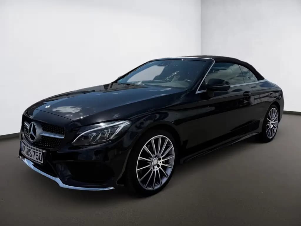 Main__Slider__Photo:Mercedes-Benz C 180 Cabrio AMG Line*LED*Ambiente*Kamera* 10/2016-0