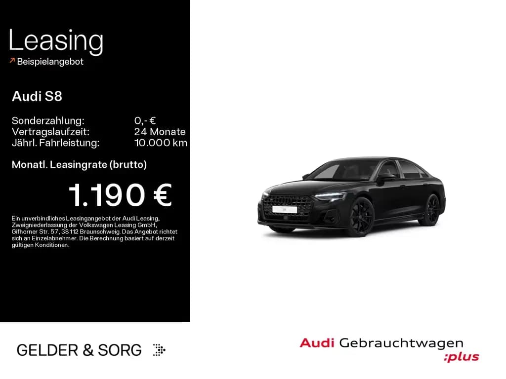 Main__Slider__Photo:Audi S8 quattro Sitzbel.*B&O*Nacht*Pano*Massage*HuD 05/2024-0