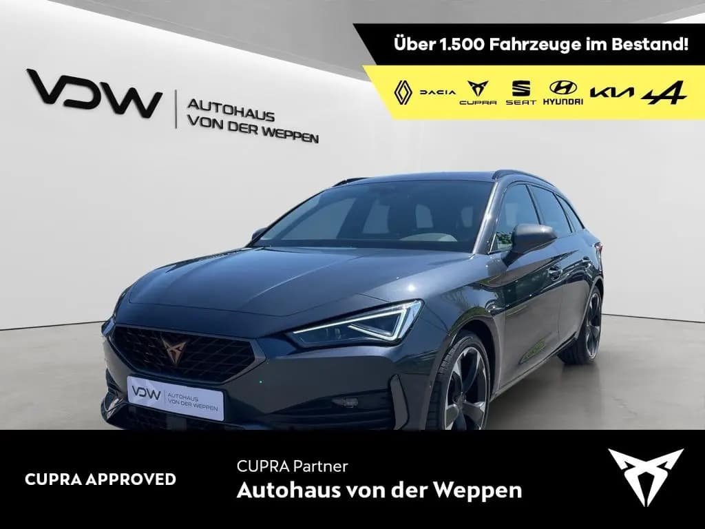 Main__Slider__Photo:Cupra Leon ST TSI DSG AHK SHZ ACC Matrix Totwinkel 03/2024-0