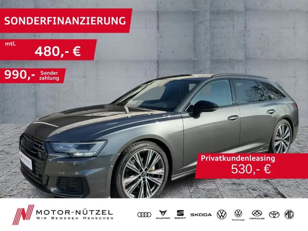 Main__Slider__Photo:Audi A6 Avant 45 TFSI S-TR 2xS-LINE LED+NAVI+B&O+AHK 03/2023-0