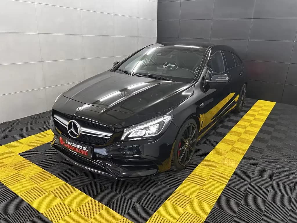 Main__Slider__Photo:Mercedes-Benz CLA 45 AMG Shooting Brake 4Matic+Pano+H&K+Memory 02/2019-0