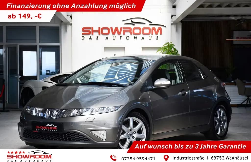 Main__Slider__Photo:Honda Civic Lim. 1.8 Sportpaket Automatik PDC 1.Hand 02/2007-0