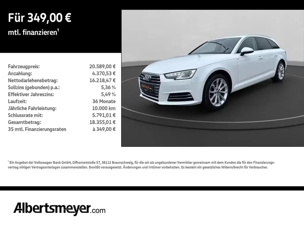 Main__Slider__Photo:Audi A4 Avant 2.0 TFSI quattro sport +S-TRONIC+AHK+LM 10/2017-0