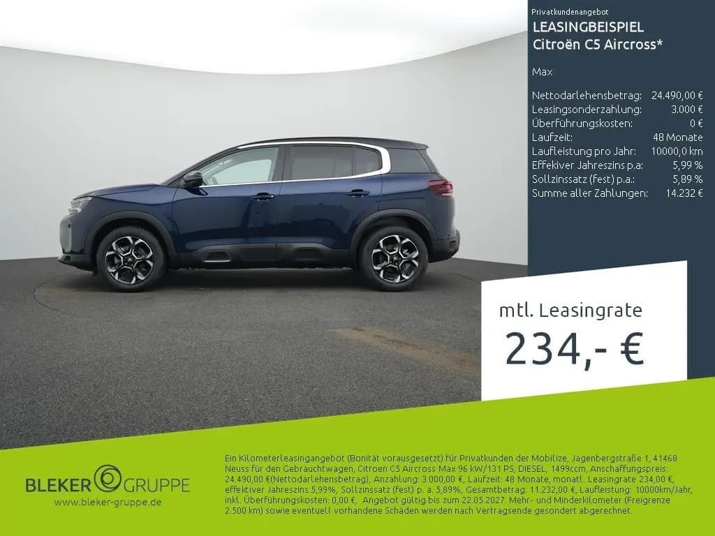 Main__Slider__Photo:Citroën C5 Aircross BlueHDi 130 S&S EAT8 Max 04/2024-0