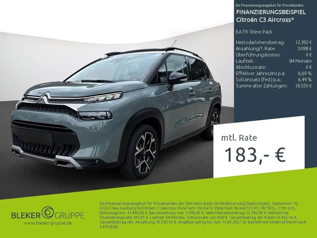 Main__Slider__Photo:Citroën C3 Aircross EAT6 Shine Pack 04/2022-0