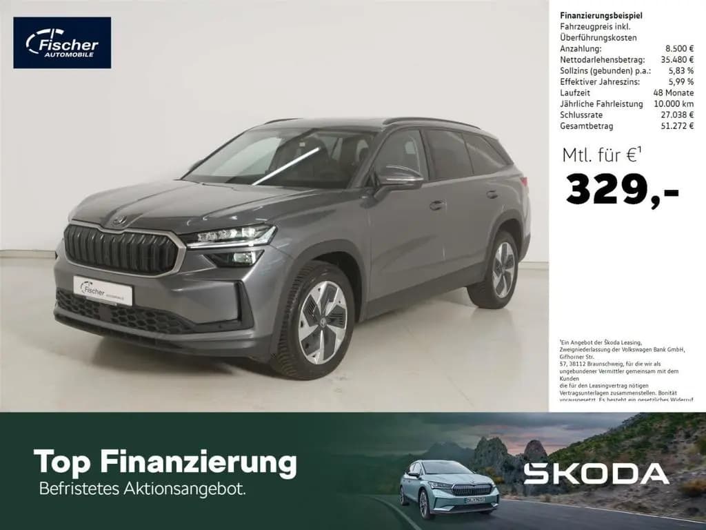 Main__Slider__Photo:Skoda Kodiaq 2.0 TSI Selection DSG 7-Sitze/AHK/Pano 07/2025-0