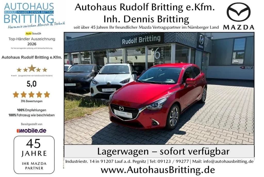 Main__Slider__Photo:Mazda 2 Benzin 6GS 115PS Kizoku Intense Navi 06/2018-0