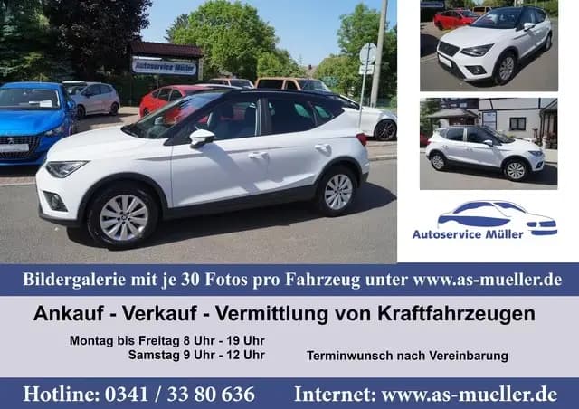 Main__Slider__Photo:Seat Arona CarPlay-Kamera-Totw.-Navi-PDC-Sitzh.-uvm. 03/2021-0