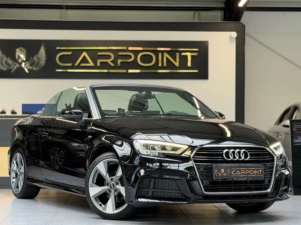 Main__Slider__Photo:Audi A3 Cabrio //S-Line //Volleder//Virt/LED/Navi/BT 07/2017-0