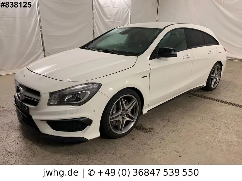 Main__Slider__Photo:Mercedes-Benz CLA 45 AMG Shooting Brake CLA 45 2x AMG Line 4M SB Xenon Navi Memory Night 12/2015-0