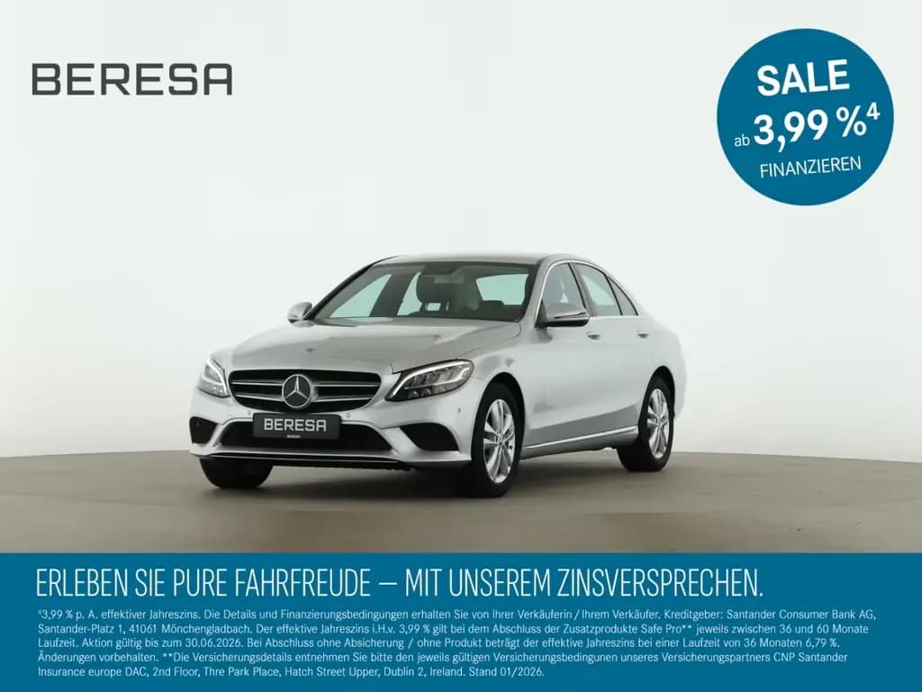 Main__Slider__Photo:Mercedes-Benz C 180 Avantgarde LED Kamera Navi Metallic 11/2018-0