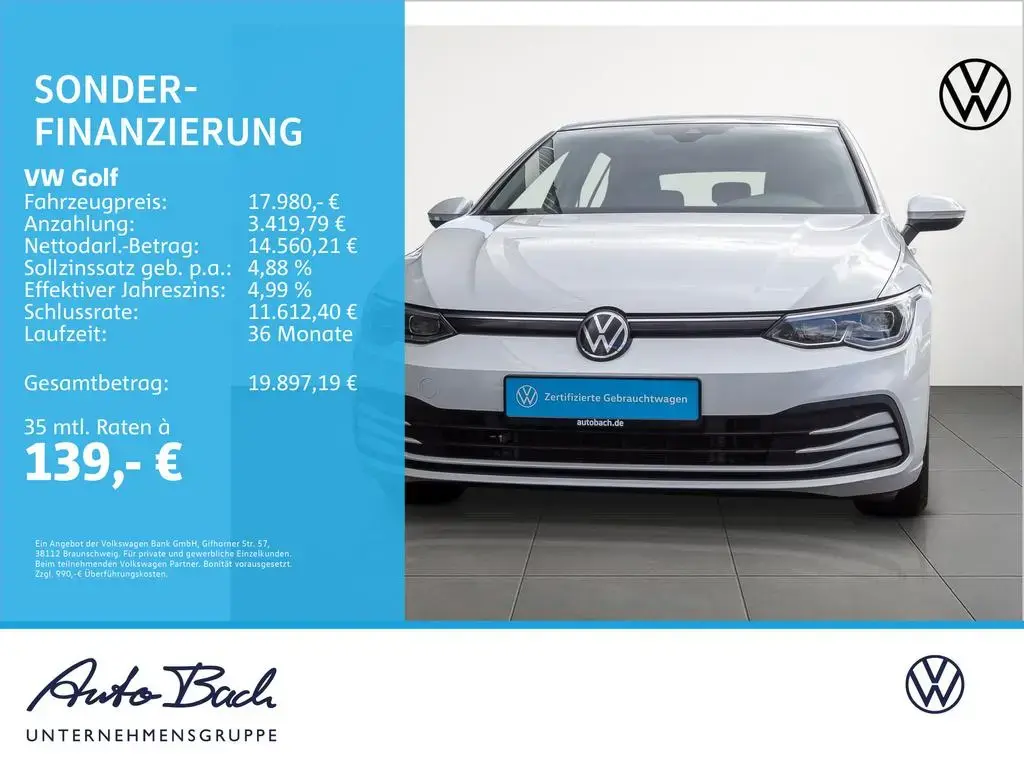 Main__Slider__Photo:Volkswagen Golf United 1.0TSI Navi LED Panorama ACC EPH DAB 02/2021-1