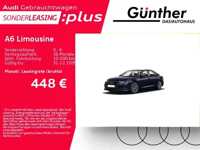 Main__Slider__Photo:Audi A6 Limousine Design 45 TFSI QUATTRO S-TRONIC+ACC 06/2021-0
