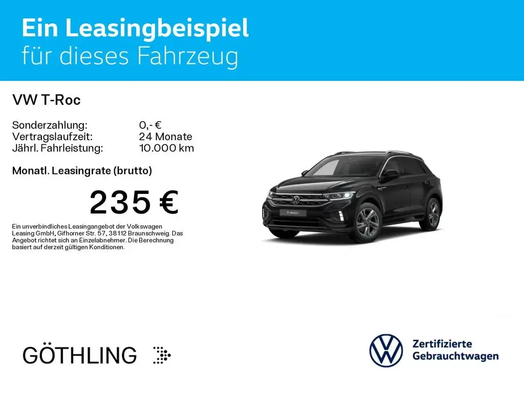Main__Slider__Photo:Volkswagen T-Roc 1.5 TSI R-Line DSG*Navi*AHK*LED+*Sportpake 09/2025-1