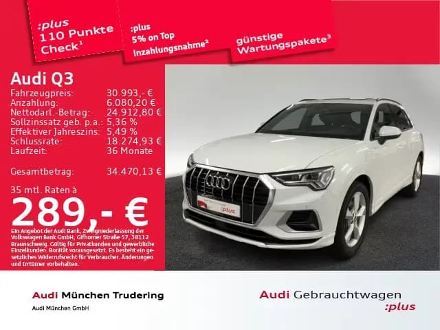 Main__Slider__Photo:Audi Q3 45 TFSI qu. S tronic advanced Pano/StdHzg/AC 05/2021-0