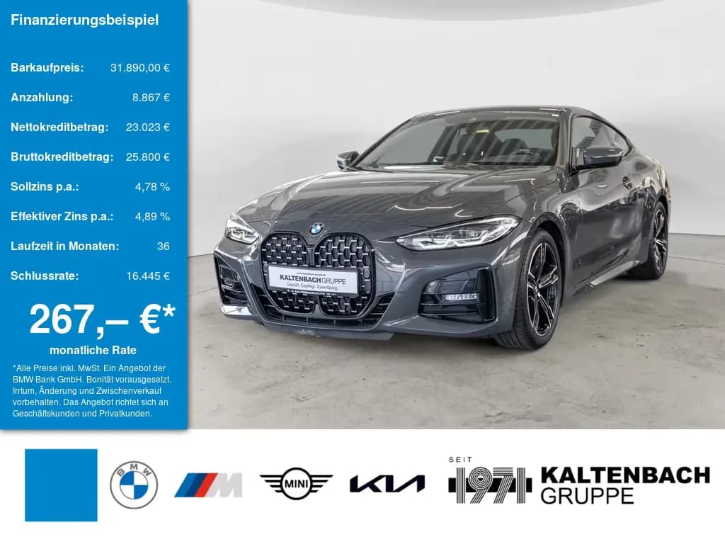 Main__Slider__Photo:BMW 420 i Coupe M-Sport LED NAVI KAMERA SHZ PDC KLIMA 02/2021-0