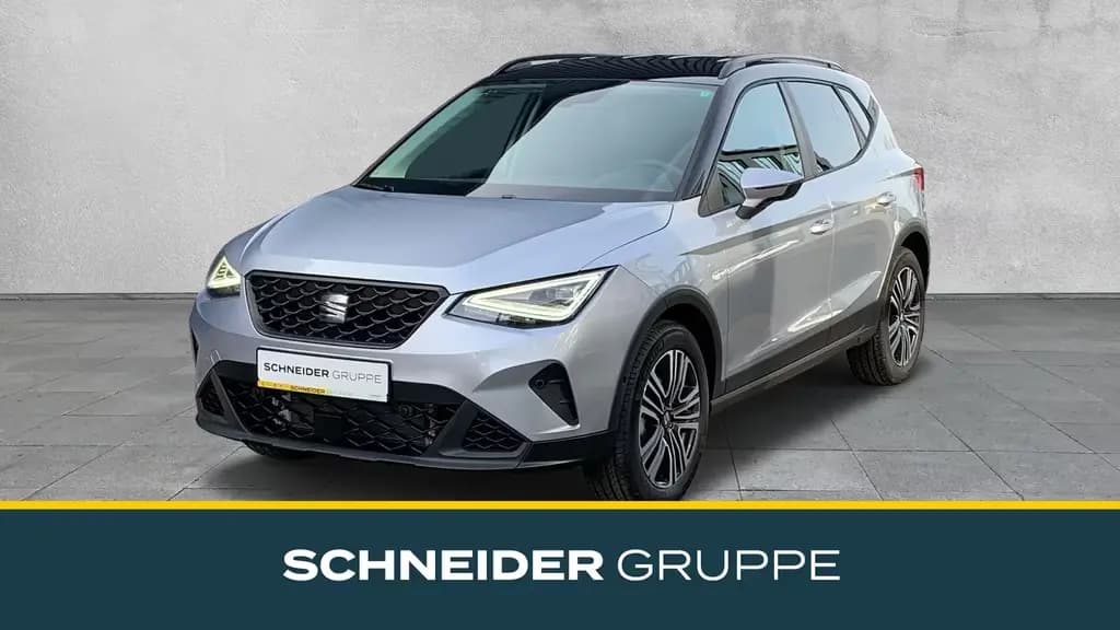 Main__Slider__Photo:Seat Arona Style Edition 1.0 115 6-Gang +LED+PDC+ACC+ 04/2024-0