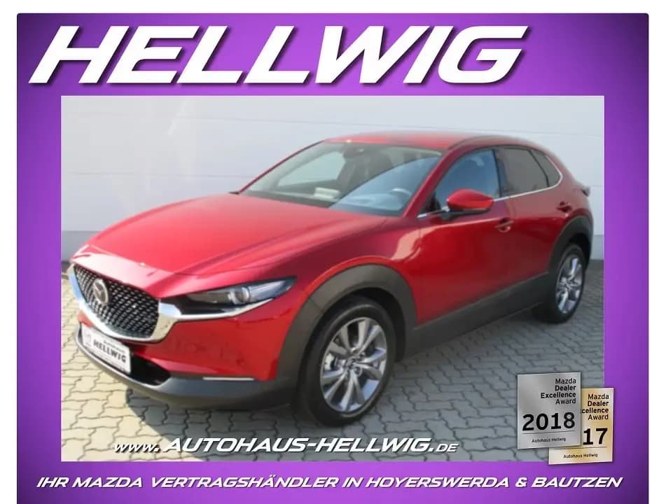 Main__Slider__Photo:Mazda CX-30 2.0l Selection AHK Matrix-LED 360° Kamera 09/2019-0