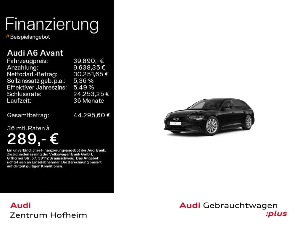 Main__Slider__Photo:Audi A6 Avant 45 TFSI qu 2x S line S tro*B&O*Standh*L 04/2023-0