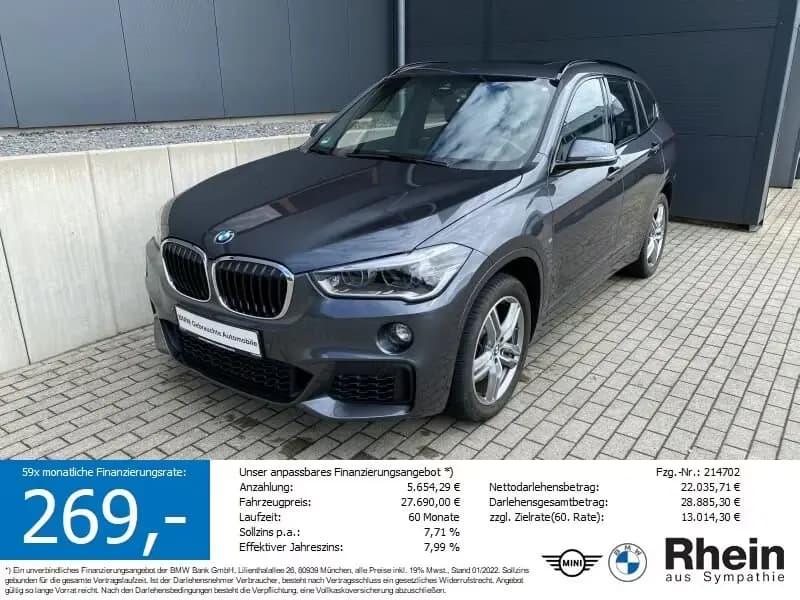 Main__Slider__Photo:BMW X1 xDrive25i M Sport AHK/LED/NAVI+/PAN/K-ZUG/MEM 10/2017-0
