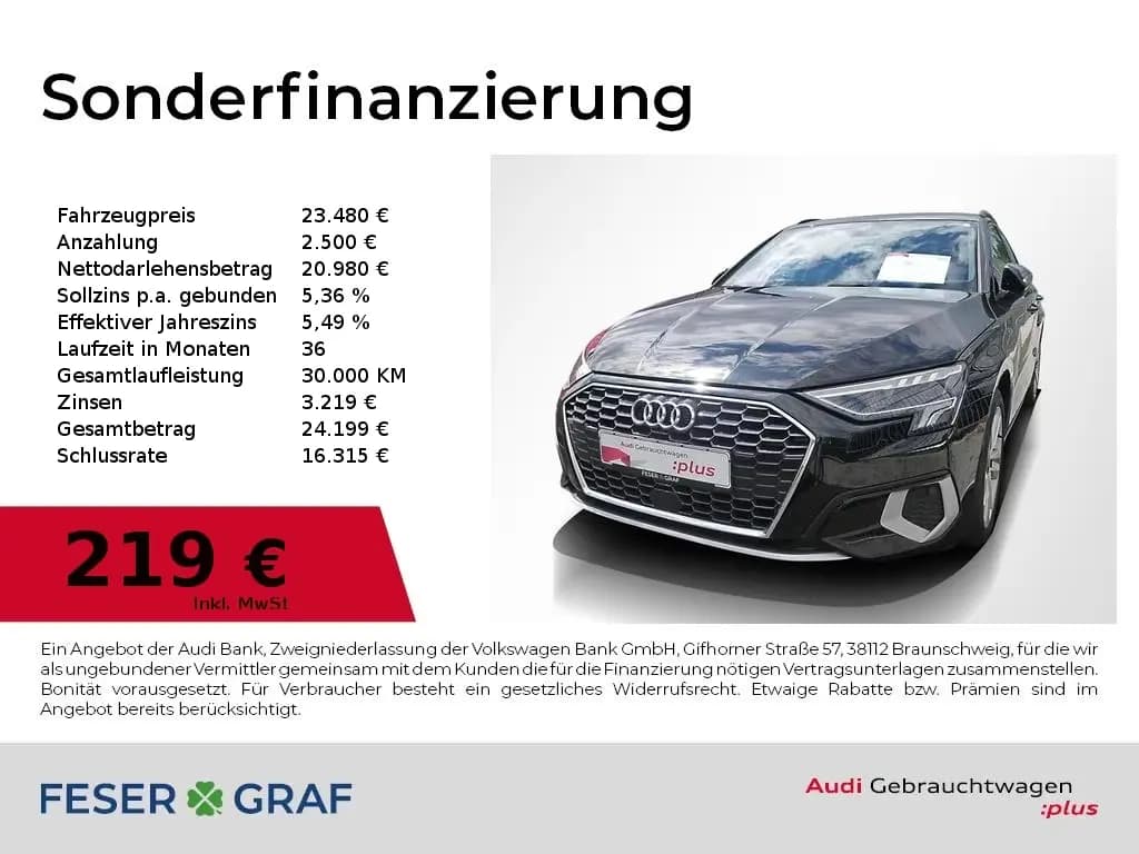 Main__Slider__Photo:Audi A3 Sportback 35 TDI S tronic Adv. Navi,LED,SHZ 03/2024-0