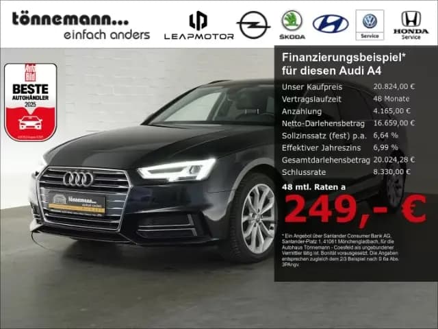 Main__Slider__Photo:Audi A4 AVANT TFSI SPORT S-TRONIC+NAVI+RÜCKFAHRKAMERA 06/2018-0