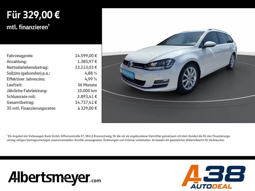 Main__Slider__Photo:Volkswagen Golf VII Variant 1.4 TSI Highline +XENON+R-LINE 10/2014-0
