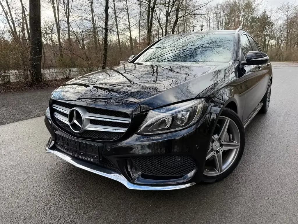 Main__Slider__Photo:Mercedes-Benz C 200 T CGI AMG Line Automatik wenig km 05/2015-0