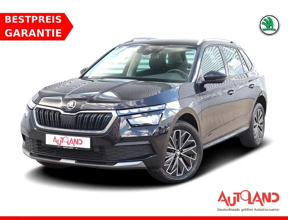 Main__Slider__Photo:Skoda Kamiq 1.5 TSI LED AHK SmartLink PDC Sitzheizung 01/2020-0