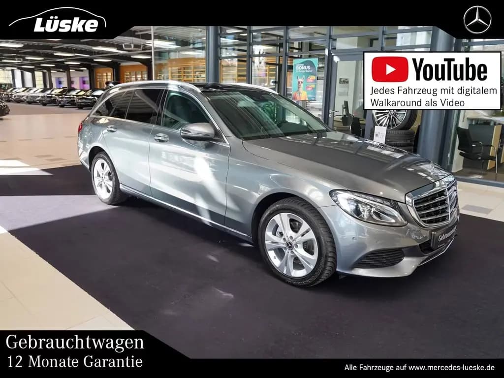 Main__Slider__Photo:Mercedes-Benz C 220 d T 4M EXCLUSIVE Standheizung Pano Totwink 05/2018-0
