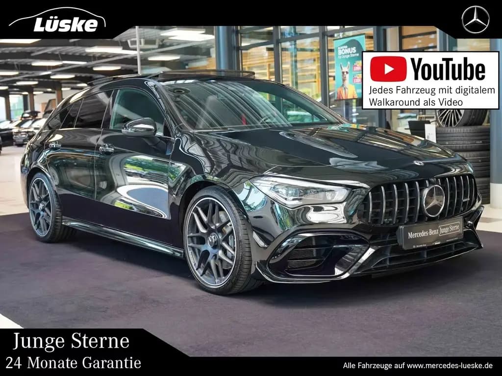 Main__Slider__Photo:Mercedes-Benz CLA 45 AMG Shooting Brake CLA 45 AMG 4M+ SB Night Burmester Fahrassistenz 01/2020-0