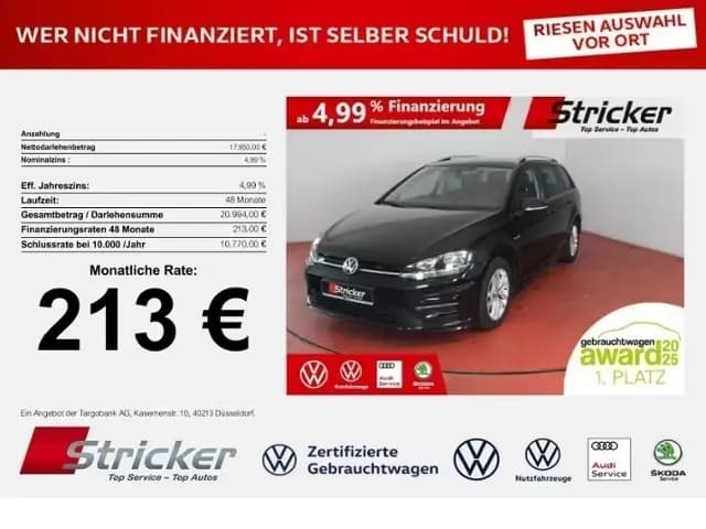 Main__Slider__Photo:Volkswagen Golf Variant R-Line 1.5TSI 213,-ohne Anzahlung A 11/2017-0