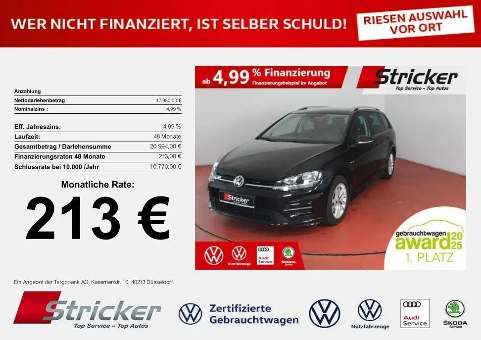 Main__Slider__Photo:Volkswagen Golf Variant R-Line 1.5TSI 213,-ohne Anzahlung A 11/2017-1