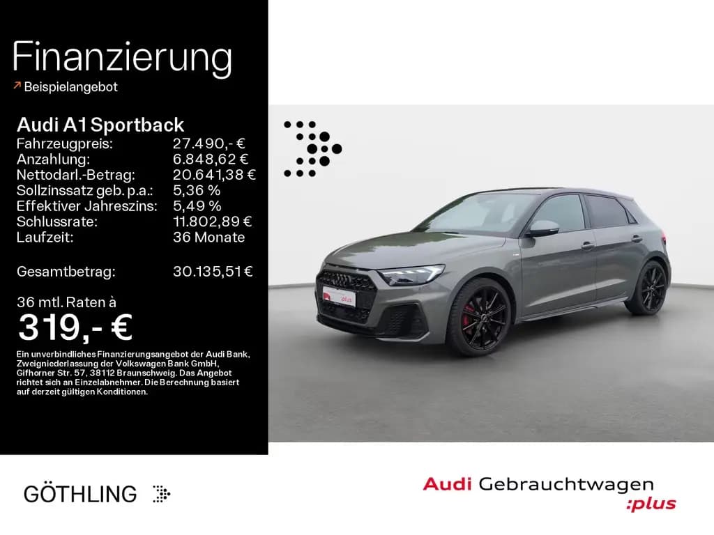 Main__Slider__Photo:Audi A1 Sportback 40 TFSI 2x S line competition S tro 02/2022-0