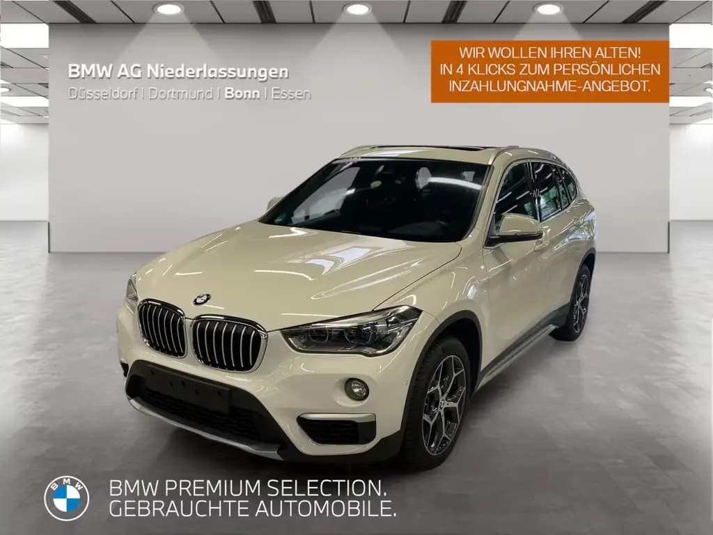 Main__Slider__Photo:BMW X1 xDrive20d Navi AHK Kamera Pano.Dach HiFi LED 03/2019-0