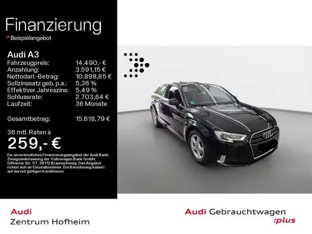 Main__Slider__Photo:Audi A3 1.4 TFSI Sport*Xenon*Bluetooth*Sportsitze*GRA 09/2016-0