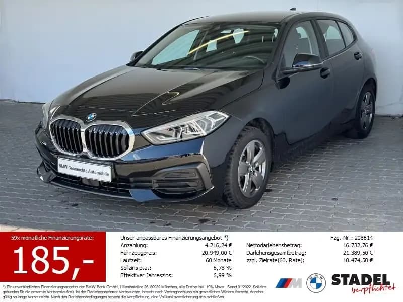 Main__Slider__Photo:BMW 118 i Advantage Navi.LED.WLAN.PDCvo+hi.Sport-Lr 06/2023-0