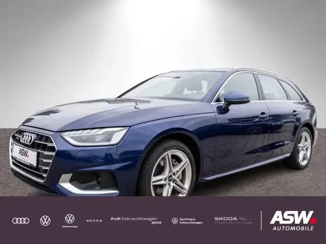 Main__Slider__Photo:Audi A4 Avant S line 40TDI quat Stron LED B&O RFK AHK 02/2023-0
