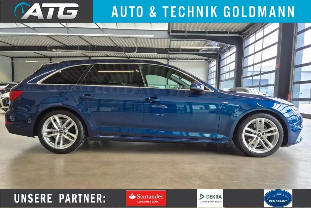 Main__Slider__Photo:Audi A4 AVANT 2.0 TFSI S LINE TEILLEDER NAVI SHZ AHK 03/2016-0