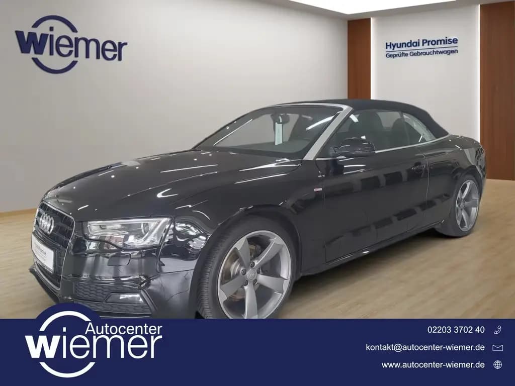 Main__Slider__Photo:Audi A5 Cabriolet 1.8 TFSI S line Sportpaket El. Verd 05/2016-0