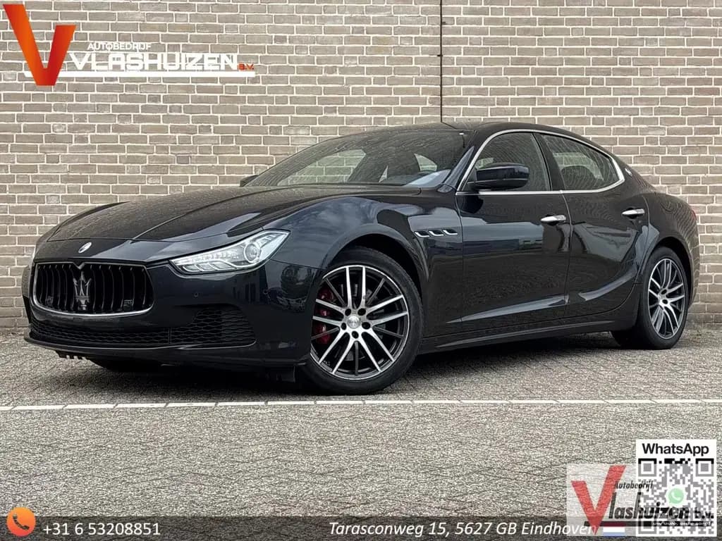 Main__Slider__Photo:Maserati Ghibli 3.0 V6 D GranLusso 275 PK! | Leder | kame 03/2017-0