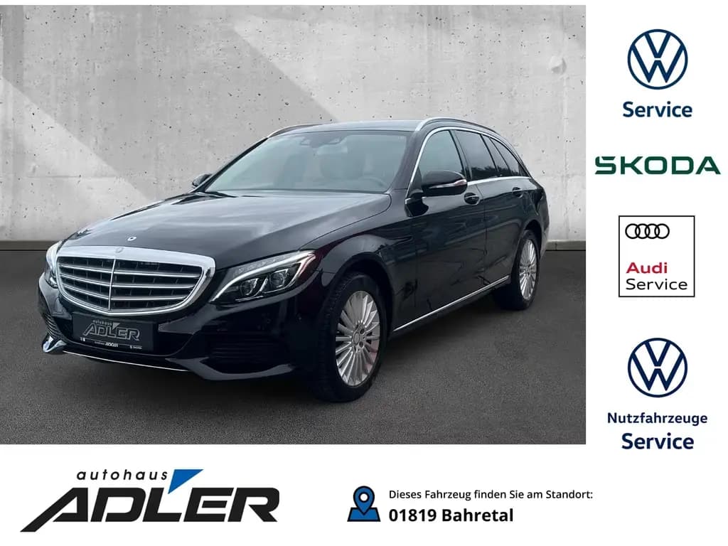Main__Slider__Photo:Mercedes-Benz C 200 T-Modell CGI T HUD AHK KAMERA LEDER LED 11/2014-0
