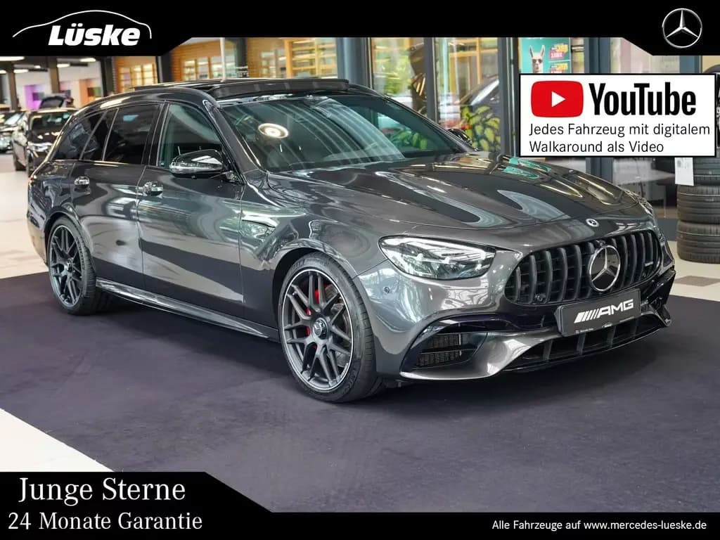 Main__Slider__Photo:Mercedes-Benz E 63 AMG S T 4M+ Night Kreuzspeiche Head-up Pano 06/2022-0