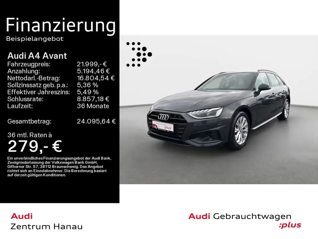 Main__Slider__Photo:Audi A4 Avant 35 TFSI S tronic ADVANCED *INT S LINE* 10/2020-0