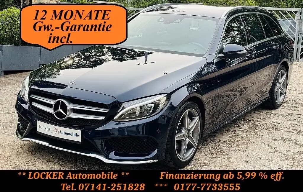 Main__Slider__Photo:Mercedes-Benz C 180 T CGI 9G Aut. AMG Sport LED Navi Kamera PDC 11/2017-0