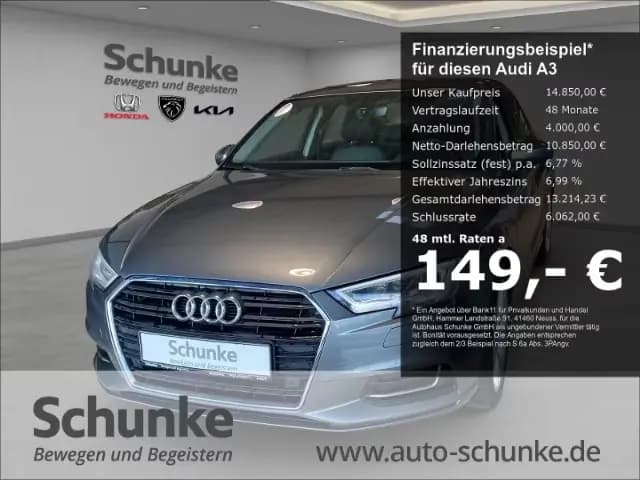 Main__Slider__Photo:Audi A3 design Navi Soundsystem LED El. Heckklappe 2- 12/2016-0