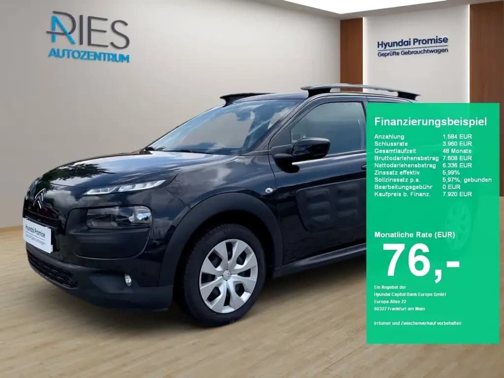 Main__Slider__Photo:Citroën C4 Cactus 1.2 VTi / PureTech 82 Feel Navi*SHZ 07/2017-0