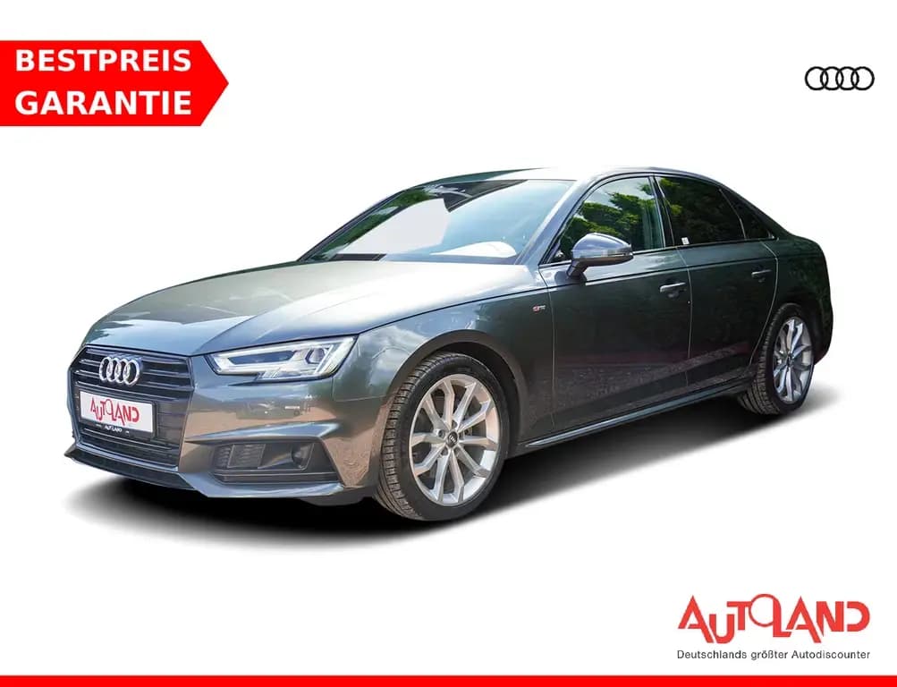 Main__Slider__Photo:Audi A4 2.0 TFSI S-tronic S-Line LED ACC Navi Kamera 06/2017-0